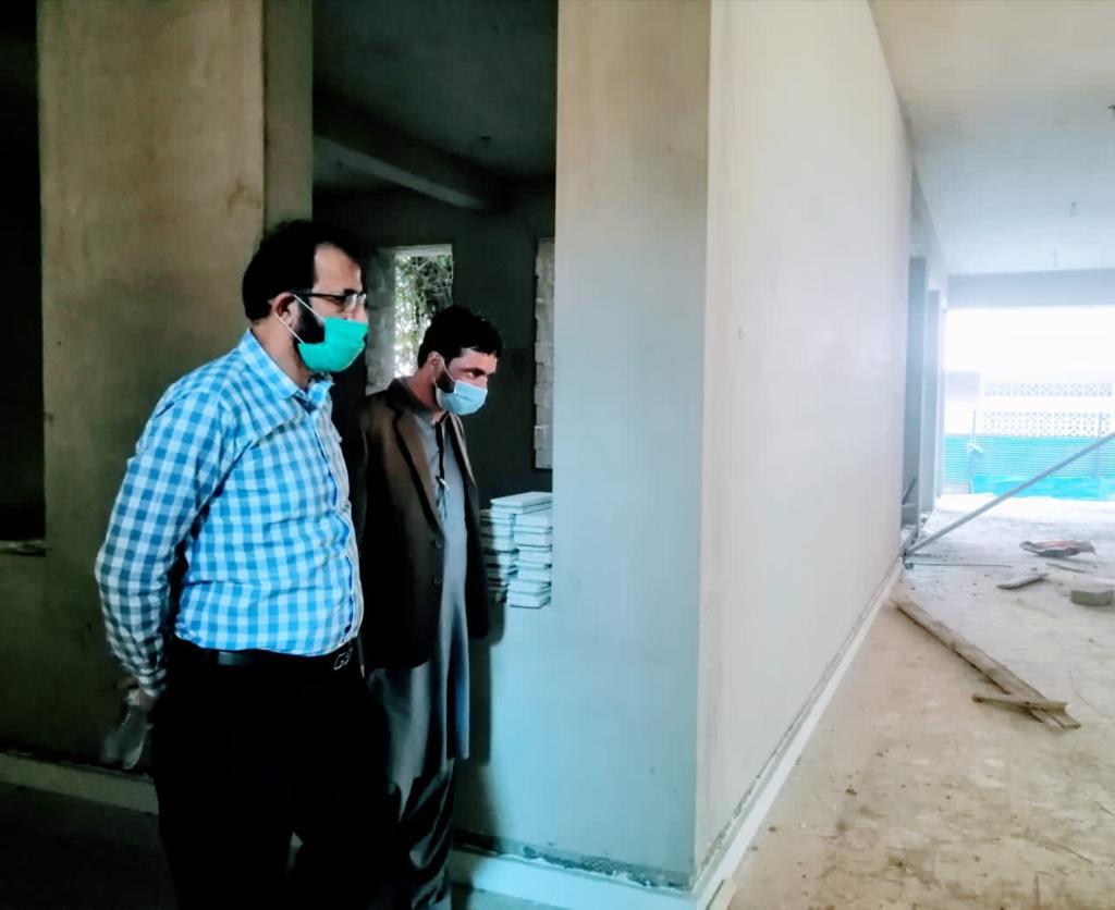 surprise visit of under-construction schools in karachi