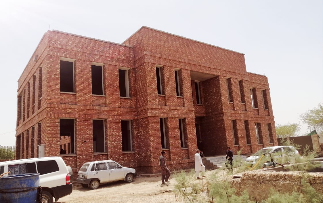 Visit of the under-construction school sites of District Jacobabad and Kashmore